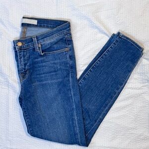 J Brand Skylight Skinny Jeans 27 Medium Wash High Rise Stretch Denim